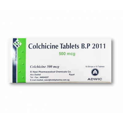 Colchicine 500 mcg ( Colchicine ) 100 tablets 